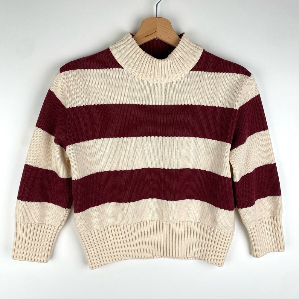 Monoprix Striped Cotton Sweater NWT